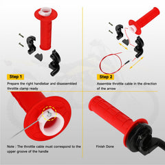 HIAORS throttle housing clamp securing components for reliable fit