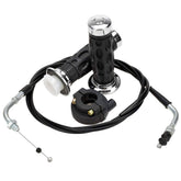 HIAORS throttle twist grip set for a GY6 scooter with smooth throttle control.
