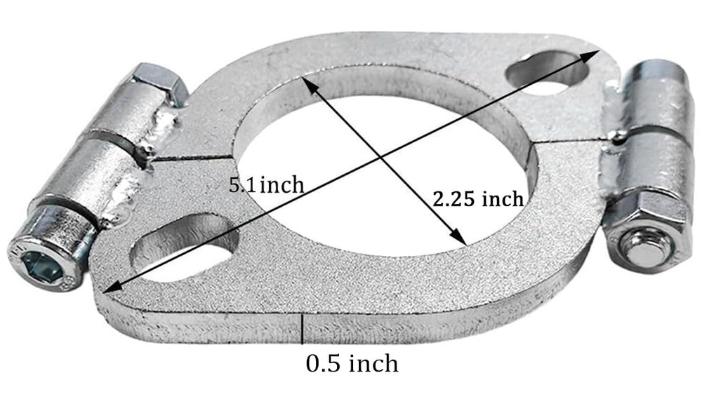 HiBuyer four Allen bolts included for easy, no-weld installation.