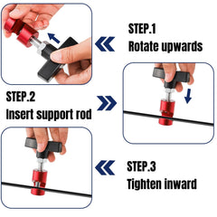 Hiceeden gold hood strut clamp 6-pack adds premium visibility and grip