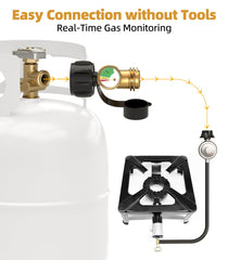 HICOOI compatible with BBQ, RVs, heaters for versatile monitoring.
