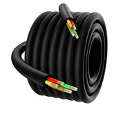 HiFind 14AWG 4-conductor trailer wire with color-coded conductors for easy wiring.