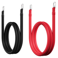 HiFind 2AWG battery cable red 2 ft for high current connections
