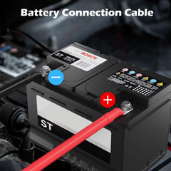 HiFind installation setup showing red and black cables ready to install in tight spaces