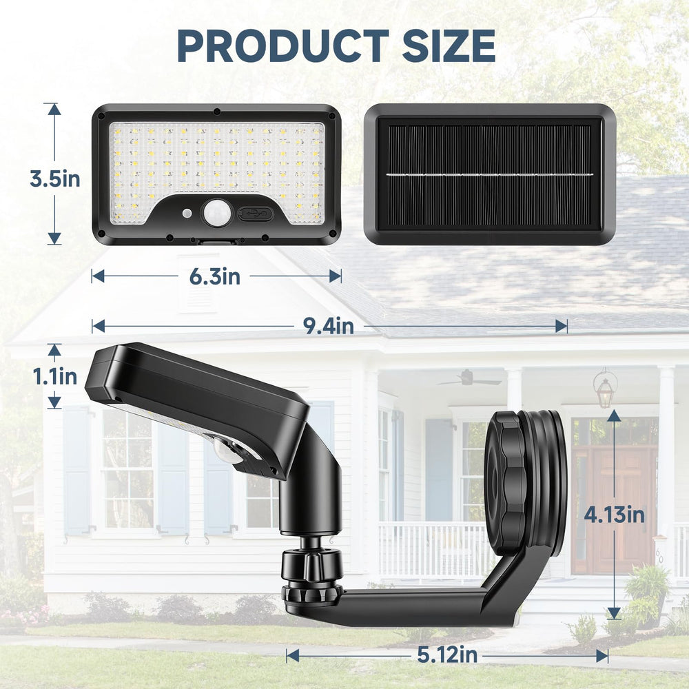 Hifor magnetic solar light IP65 weatherproof for all seasons.