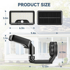 Hifor magnetic solar light IP65 weatherproof for all seasons.
