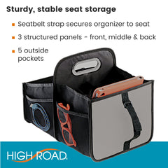 High Road car caddy durable oxford polyester construction for daily use