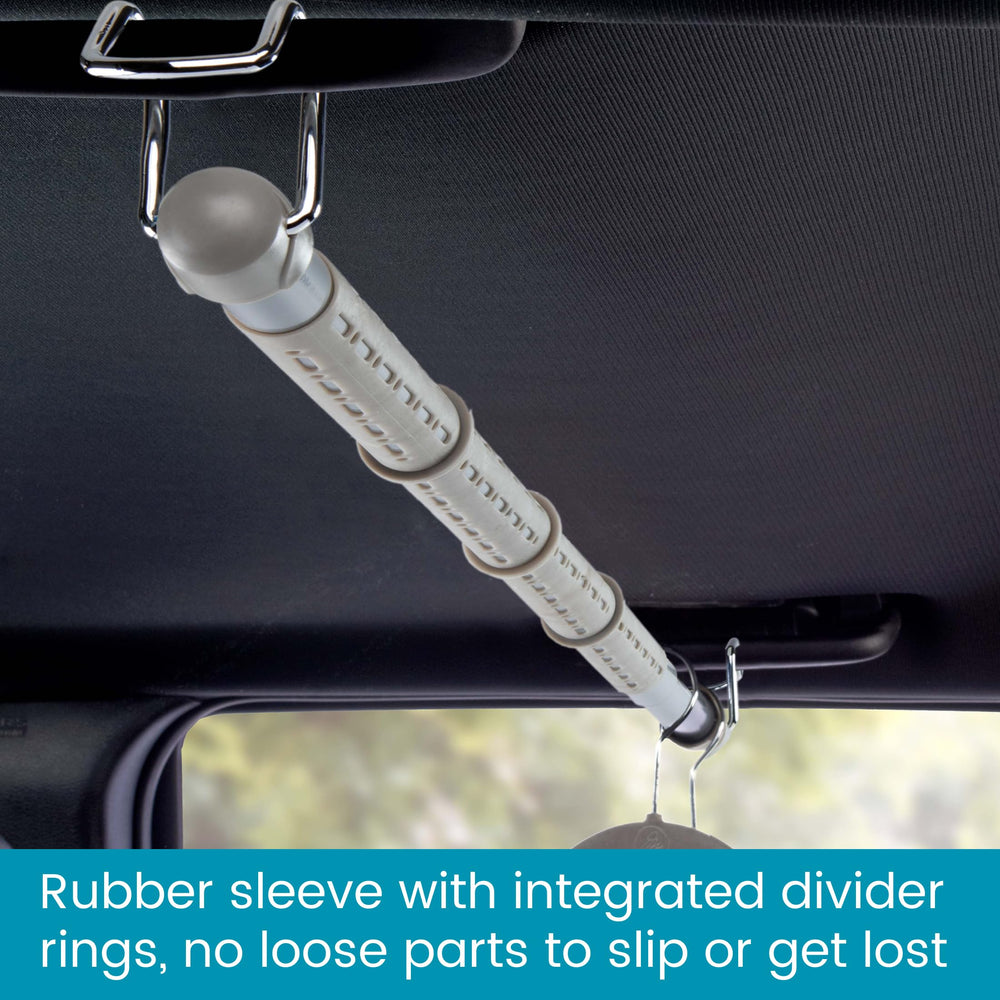 High Road car clothes hanger bar end hooks for easy attachment