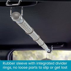 High Road car clothes hanger bar end hooks for easy attachment