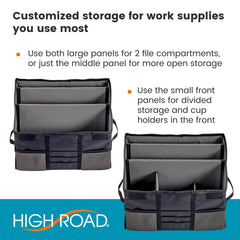 High Road Carganizer file dividers and pockets organize documents clearly