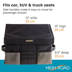 High Road Carganizer secure seat attachment ensures stable operation while driving