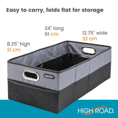 High Road CargoCube collapsible design stores flat when not in use.