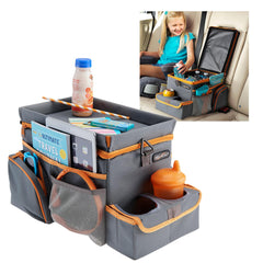 High Road CarHop backseat organizer keeps essentials within easy reach during road trips.