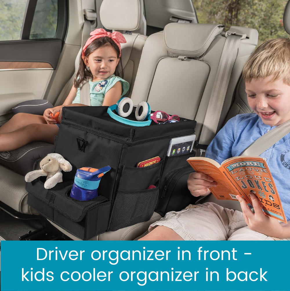 High Road CarHop cup holder area provides easy access beverages on long drives
