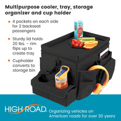 High Road CarHop insulated compartment keeps snacks and drinks fresh for hours