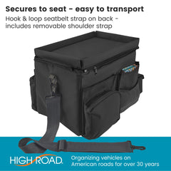 High Road CarHop portable design with shoulder strap enables easy transport