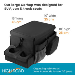 High Road CarHop side pockets extend storage for travel essentials and devices