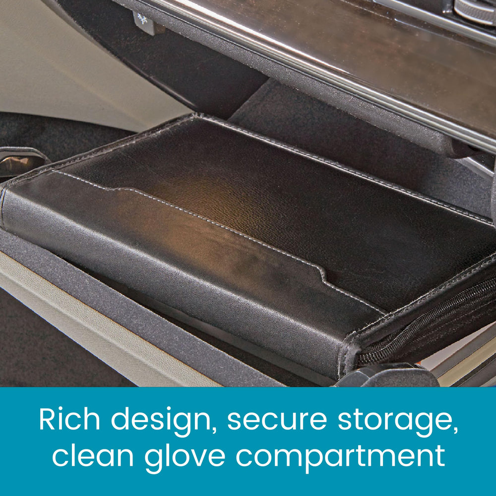 High Road car document holder with zippered closure protects papers.