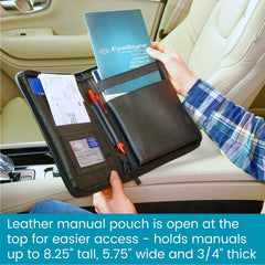 High Road manual holder deep gusset fits up to 5.75 x 8.25 inches.