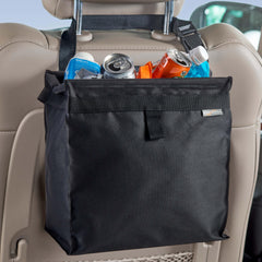 High Road TrashStash with hinged lid for effortless one-handed use in cars