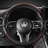 HighnessHwoo 3D grip steering cover showing ergonomic design for smoother handling and comfort.