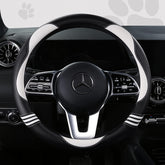 HighnessHwoo cat-design steering wheel cover adds cute style and a cushioned grip.