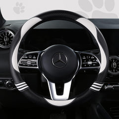 HighnessHwoo cat-design steering wheel cover adds cute style and a cushioned grip.
