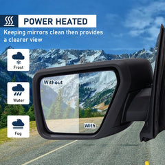 HIGHTO Ford F-150 11-pin plug left mirror for secure OE-compatible installation.