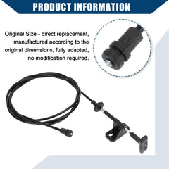 Hihaha close-up of hood release cable assembly quality