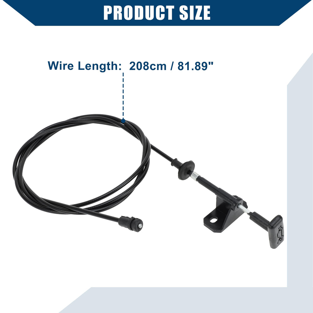 Hihaha durable plastic and metal hood cable for Suburban models