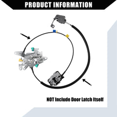 Hihaha rear door latch cable assembly shows durable rubber and metal construction