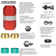 Hihitomorrow A/C repair splice connector packaging shows ready-to-use kit.