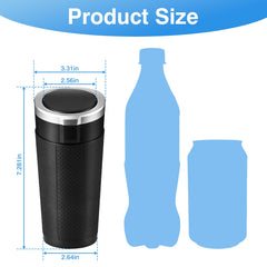 Hiitytin cup holder trash can compact design saves space on the road