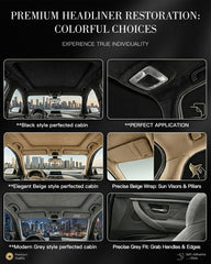 Hiksuky suede wrap for full interior coverage creates a unified aesthetic.
