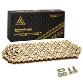 HILAKE 420H chain with 132 links in action for smooth power transfer.
