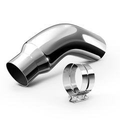Hilmitile exhaust tip with 5-inch inlet and 7-inch outlet chrome finish for durability
