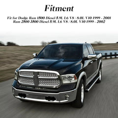 4-pin compatibility note shows fitment for Dodge Ram diesel models