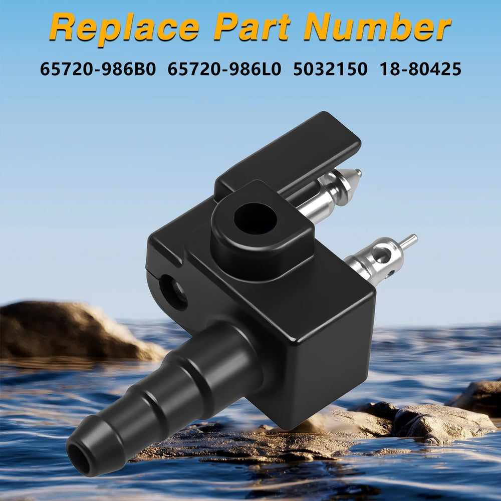 HIMARKLIF quick-connect feature enables tool-free fuel line attachment and removal.