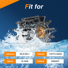 HIMARKLIF water pump impeller S685007 kit reduces maintenance downtime during marina work.