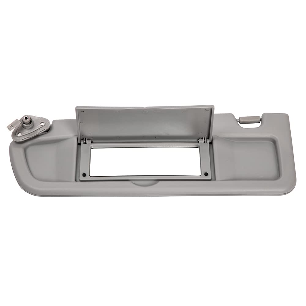 HIMIKI Civic sun visor, driver-side, gray, replacement part that matches factory fit