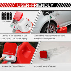 HiNADA quiet, low-noise motor during refueling.