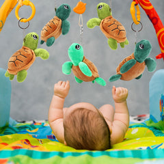 Hinly soft PP cotton turtle: durable, fade-resistant plush that stays cuddly.