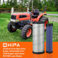 Hipa 11013-7045 inner air filter for Kawasaki, efficient air intake.