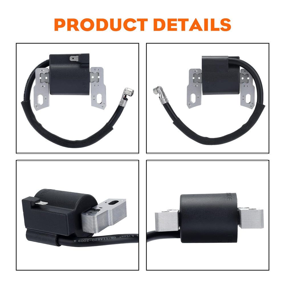 Hipa 590454 ignition coil in use; ideal for lawn tractors and small engines.