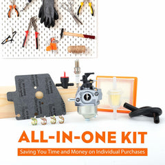 Hipa all-in-one Toro Recycler kit contents for easy replacement.