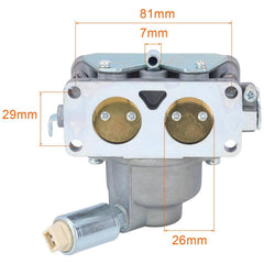 Hipa carburetor kit included with air filter and essential components.