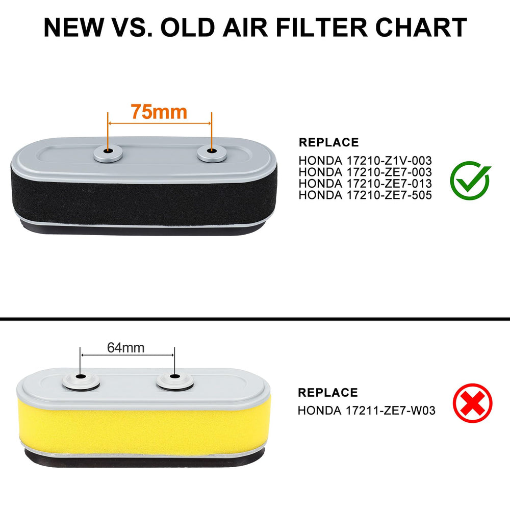 Hipa HR216 GXV160 air filter included helps engine breathe and protect performance.