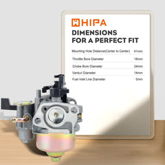Hipa HR216 GXV160 packaging shows all essential parts for shop-ready replacement.