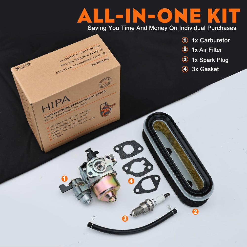 Hipa HR216 GXV160 spark plug included supports simple startup and maintenance.