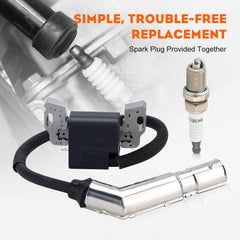 Hipa ignition coil durability test image implies long-lasting performance under vibration.